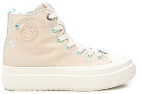 REFRESH - Zapatilla Mujer Beige - Calzado Cómodo y Versátil - Moda casual - Modelo 17256105 (Talla 35)