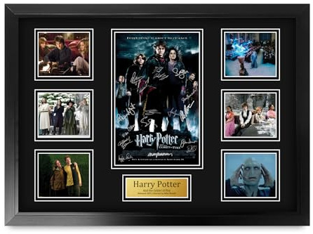 HWC Trading Goblet of Fire Harry Potter Daniel Radcliffe Gifts Printed Poster Signed Autograph Picture for Movie Memorabilia Fans - A2 Framed (ID-006474)