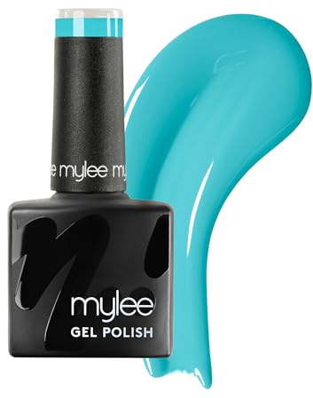 Mylee Gel Nail Polish 8ml [Note To Myself] - UV/LED Soak-Off Nail Art | Manicure Pedicure for Professional, Salon & Home Use [Blue Range] - Long Lasting & Easy to Apply