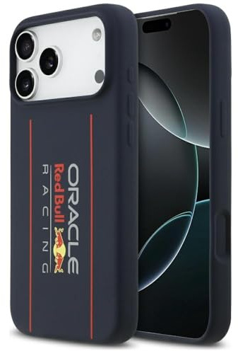 CG MOBILE Red Bull Silikonlogo Übergroß Vertikal kompatibel mit MagSafe-Hülle für iPhone 17 Pro Max (Marineblau)