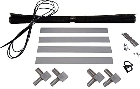 Fliegengitter- Fenster- Mücken- Insektenschutz- Alu- Weiss optimal für Rolläden Gitter- SCHWARZ (150cm x 170cm, + 19mm Einhängewinkel)