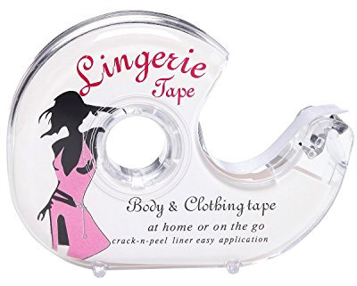 Aogolouk Doppelseitiges Flash Tape Geheimes BH Klebeband Safe für Frauen Body Bekleidung Kleid Butt Pads Nippel Cover 9.8Ft/Roll