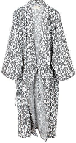 Fancy Pumpkin Yukata pour Hommes Robes Kimono Robe Khan Pyjama 05 Gris L