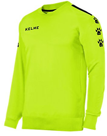 Kelme Lince Felpa, Bambino, Bambino, Lince, Verde (Lime) / Nero, XL