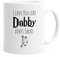 Kaffee-Tasse I love you like Dobby loves socks Valentinstag Liebe MoonWorks® weiß unisize