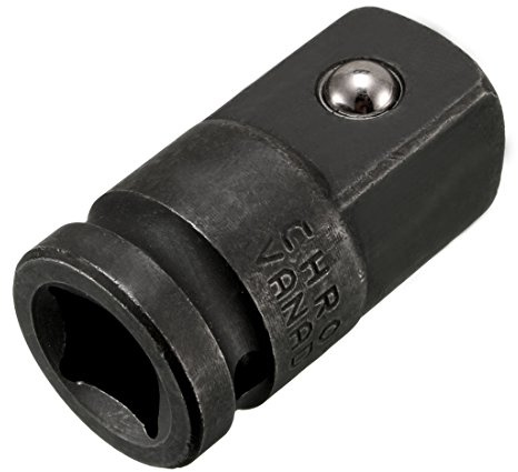 uxcell 1/2-Zoll-Antrieb (weiblich) x 3/4-Zoll-Steckschlüssel-Adapter für die Verwendung mit Druckluft-Schlagschraubern, Brechstangen, Ratschen, CR-MO-Stahl