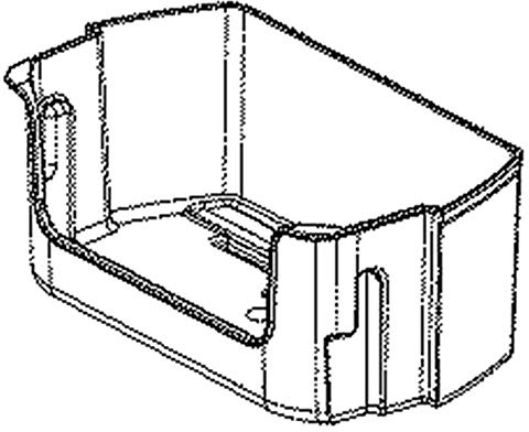 LG MAN63108601 Kühlschrank-Tür-Abfalleimer, Originalteil