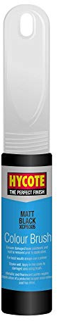 Hycote HYCXCPB305 Touch Up Brush Paint 12.5ml Matt Black Scratch Repair