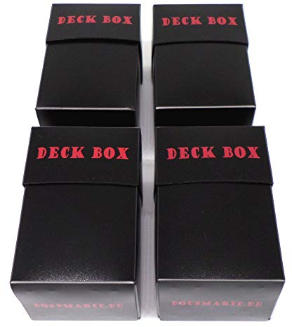 docsmagic.de 4 x Mini Euro/US Board Game Card Deck Box