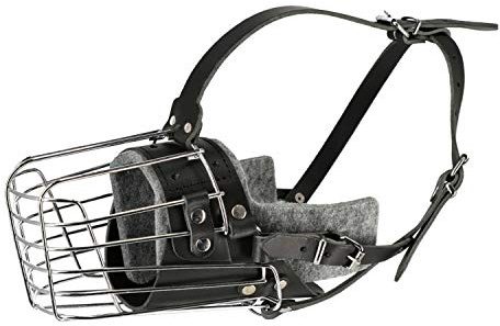 DINGO GEAR Dog Training Muzzle, Military K9 Agitation Metal Muzzle for Working Dogs S03002