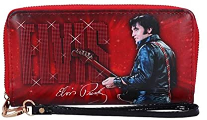 Nemesis Now Elvis 68 Performance Red Damen Geldbörse, Polyurethan, 19 cm