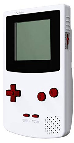 eXtremeRate Ersatz Tasten für GBC Handheld Game Console, Ersatzteile Knöpfe A/B Knopf D-Pad Power/Select/Start Buttons kompatibel mit Nintendo Gameboy Color(Rot)-Konsole Nicht enthalten