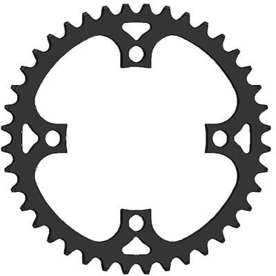 Esjot Kettenblatt für Bosch Gen 1, Gen 3 + Gen 4 44 Zähne | schwarz | Lochkreis: 104 mm | Ausführung