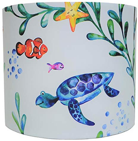 Under The Sea Lampshade Ceiling Light Shade Kids Animal Turtle Fish Bedroom Nursery Accessories Gifts