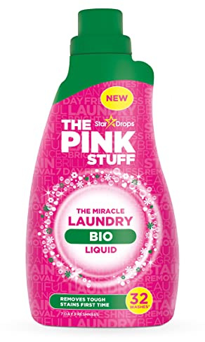 8er Pack - StarDrops The Pink Stuff The Miracle Laundry Detergent Bio - Flüssigwaschmittel - 30 Waschladungen - 960ml