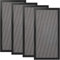 Xiatiaosann Staubfilter PC Gehäuse 120 x 240mm Lüfterabdeckung, Computer PC Kühler Lüfter Lüftergitter Staubfilter Filtermatte Gehäuselüfter, ultrafeines Aluminiumgitter, 4 Stück