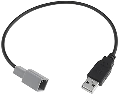 Be In Your Mind Autoradio USB Kabelbaum Kabel Adapter Ersatz Kompatibel mit Camry Kompatibel mit Civic Kompatibel mit Toyota CHR Schwarz