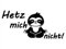 KLEBEKÖNIG Auto Aufkleber Hetz mich nicht 20x10cm Lustig Funny Sticker Auto Tuning