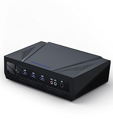 ALLASONE Mini Computer Windows 11 Pro AMD Ryzen 9 64GB DDR4 RAM 1TB SSD 2TB HDD,Mini PC DP HDMI Type-C Triple Display 4K UHD,TF Slot Mini Desktop PC USB3.0 WiFi 6 BT5.2