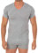 Q-EN Camiseta Interior Manga Corta y Cuello en Pico para Hombre 1004