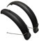 Fahrrad Schutzblech Fahrrad Schutzblech Set 20x4.0 inch Breite vordere hintere Kotflügel MTB Off-Road Fat Tire Bike Wings Full Coverage Bike Plastic (Color : A Pair Grey)
