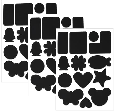 Skystuff Lot de 39 patchs en nylon pour réparation de veste, vêtements d'extérieur, tente, trous dans les vêtements, sacs de couchage, noir