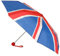 A2Z Union Jack Supermini Umbrella Windproof Weather Resistant Compact Patriotic England UK British Flag Folding Souvenir Umbrellas Ladies and Men Unisex Walking Brolly Portable Shade Travel Umbrella