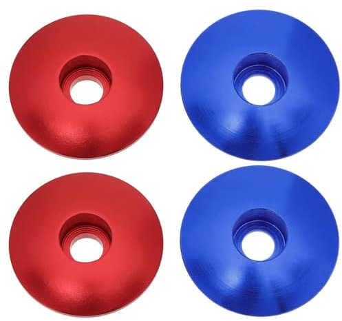 EPRVAUY Kappe Steuersatz Aluminium Abdeckkappe (Fahrrad Vorbaudurchmesser 1 1/8 Zoll