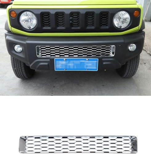 Copertura per griglia anteriore in ABS, modificata Classica Griglia del Radiatore Decorativo per Suzuki Jimny 2019-2024 (Cromo)