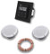 Gira Unterputz IP Internetradio 232003 + Bluetooth Komplett-SET, E2 schwarz matt + 2 x Deckenlautsprecher Einbaulautsprecher (Feuchtraum/Badezimmer) + 20 Meter Lautsprecherkabel 2x0,75 mm