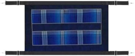 MagiDeal Stall Guard for Horse Barn Guard for Goats, Cows Easy Install 59.1 inch x 18.9 inch Gear Pet Stable Supplies Stall Door Guard, Blue