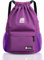 Fadeeg Sportbeutel, Sportrucksack Kinder, Turnbeutel Damen Und Jungen, Turnbeutel Mit Kordelzug Beutel Rucksack Für Lilule, Fitnessstudio, Sport, Reisen, Lilaimmen-Lila