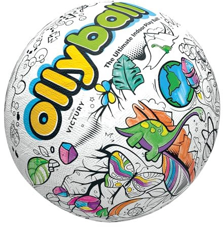 Ollyball, The Ultimate Indoor Play Ball for Kids and Parents, Colourable Ball, Suitable for Indoor and Outdoor Play