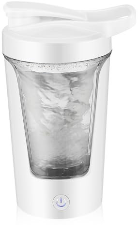MOLUCKFU Electric Shaker Cup Rechargeable Mixing Bottle for Automatic Stirring Coffee Cup Portable Stirring Mug Go Beverages Strong Easy to Maintain
