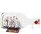 AYUNJIE Model Ship Model Boat Construction Kit, Finished Ship Model in A Glass Bottle, Home Living Room Decoration Ornaments (22 * 9 * 11cm)