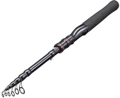 Teleskop-Angelrute, Teleskoprute | Angelrute zum Angeln mit Barsch, Angelrodonen, kleine Ruten zum Angeln im Fluss und Meer, kurze Angelruten für Männer E