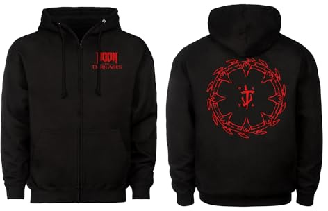 DOOM: The Dark Ages Zipper Hoodie Shield Black XL