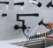 Grifo de cocina plegable, grifo de cocina, montaje en pared, grifo de fregadero, con tubo giratorio plegado de 360°, caliente y frío, pulverizadores multifuncionales, acero inoxidable 304, negro