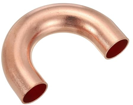PATIKIL 3/4 Außen 49x78mm Bogen Kupferrohr Fitting 180 Grad Biegung Schweiß Lötverbindung Für HVAC Klimaanlage Sanitärinstallation