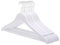 Pack 12 Perchas de Madera Blanca para Ropa,Gancho Giratorio 360º Colgador Antideslizante para Trajes, Abrigos, Chaquetas y Camisas, Muescas para Vestidos y Blusas