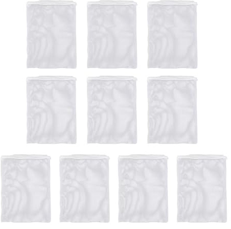 Qcwwy Aquarium Filter Media Bags, Nylon Coarse Mesh For Fish Tank, Zip Closure, Reusable & Durable For Activated Carbon And Peat Fiber, 30X40Cm