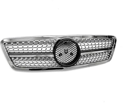 Für C-Klasse W203 C200 C240 ​​C280 C320 2001 2002 2003 2004 2005 2006 2007 Frontgrill Front Kühlergrille(Type A S)