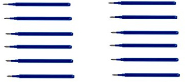 Pilot 2265003-12 Frixion Ball, 0,5 mm dick, blau, 12 Stück Frixion Ball, Stärke 0,7 mm, blau