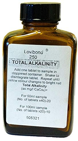 Lovibond Total Alkalinity Tablet Count Bottle 250 tablets