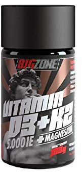 Big-Zone Vitamin D3 & K2 Liquid Caps | 90 hochdosierte Kapseln | nur 1 Kapsel alle 2-5 Tage | VITAMIN DEPOT | Sport Supplement Nahrungsergänzung