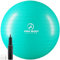ProBody Pilates Ball-Gymnastikball, Yoga-Ballstuhl, Stabilitätsballstuhl in Mehreren Größen, Geburtsball in Fitnessstudioqualität für Schwangerschaft, Training und Physiotherapieball (Aqua, 75 cm)