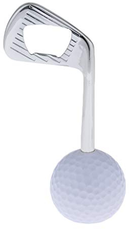 Fenteer Ouvre-Bouteille Décapsuleur, Ouvre-Bouteille de Sécurité, Anti-Dérapant Cadeaux de Golf - Argenté