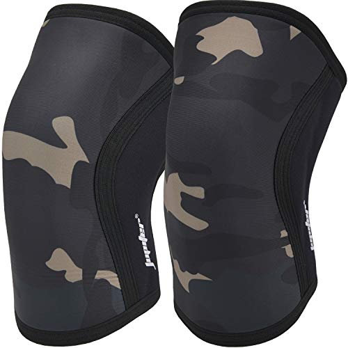 kniebandagen gewichtheben,für Kraftsport kniebeuge,knieschoner krafttraining, Knee Sleeve aus 12 mm Neopren, Unisex