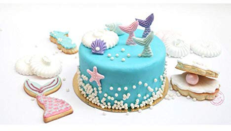 4 Tagliabiscotti e 6 decorazioni dolci - Sirena