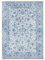 Elle Decoration Keshan Maschad Orientalischer Teppich - Kurzflor Vintage-Look Orientalisch Orient Klassischer Orientteppich für Wohnzimmer Esszimmer Flur oder Schlafzimmer Saphirblau, 80x200cm